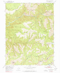 Onion Valley California Historical topographic map, 1:24000 scale, 7.5 X 7.5 Minute, Year 1950