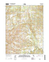Ono California Current topographic map, 1:24000 scale, 7.5 X 7.5 Minute, Year 2015