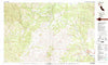 Ono California Historical topographic map, 1:25000 scale, 7.5 X 15 Minute, Year 1981