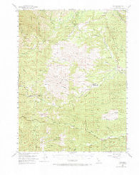 Ono California Historical topographic map, 1:62500 scale, 15 X 15 Minute, Year 1952