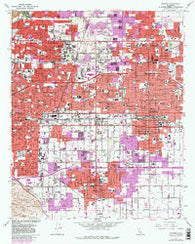 Ontario California Historical topographic map, 1:24000 scale, 7.5 X 7.5 Minute, Year 1967