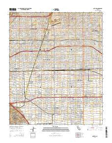 Ontario California Current topographic map, 1:24000 scale, 7.5 X 7.5 Minute, Year 2015