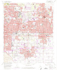 Ontario California Historical topographic map, 1:24000 scale, 7.5 X 7.5 Minute, Year 1967