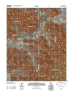 Onyx California Historical topographic map, 1:24000 scale, 7.5 X 7.5 Minute, Year 2012