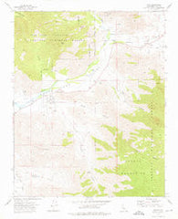 Onyx California Historical topographic map, 1:24000 scale, 7.5 X 7.5 Minute, Year 1972