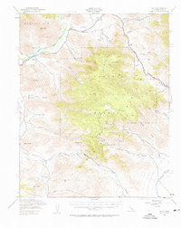 Onyx California Historical topographic map, 1:62500 scale, 15 X 15 Minute, Year 1943
