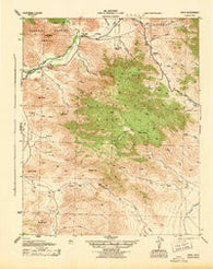 Onyx California Historical topographic map, 1:62500 scale, 15 X 15 Minute, Year 1943