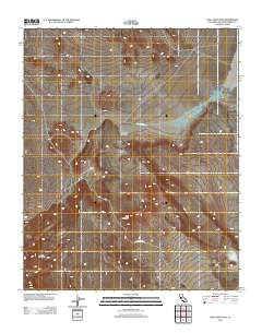 Opal Mountain California Historical topographic map, 1:24000 scale, 7.5 X 7.5 Minute, Year 2012