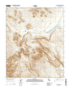 Opal Mountain California Current topographic map, 1:24000 scale, 7.5 X 7.5 Minute, Year 2015