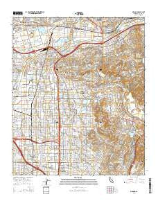 Orange California Current topographic map, 1:24000 scale, 7.5 X 7.5 Minute, Year 2015