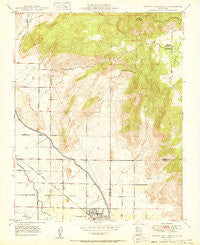 Orange Cove North California Historical topographic map, 1:24000 scale, 7.5 X 7.5 Minute, Year 1950