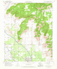 Orange Cove North California Historical topographic map, 1:24000 scale, 7.5 X 7.5 Minute, Year 1966