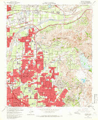 Orange California Historical topographic map, 1:24000 scale, 7.5 X 7.5 Minute, Year 1964