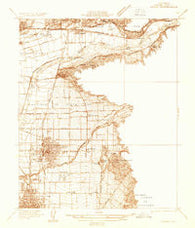 Orange California Historical topographic map, 1:31680 scale, 7.5 X 7.5 Minute, Year 1932