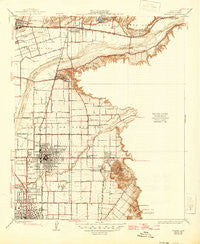 Orange California Historical topographic map, 1:31680 scale, 7.5 X 7.5 Minute, Year 1935