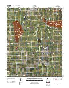 Orange Cove South California Historical topographic map, 1:24000 scale, 7.5 X 7.5 Minute, Year 2012
