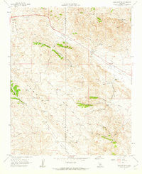 Orchard Peak California Historical topographic map, 1:24000 scale, 7.5 X 7.5 Minute, Year 1961