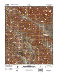 Orchard Peak California Historical topographic map, 1:24000 scale, 7.5 X 7.5 Minute, Year 2012