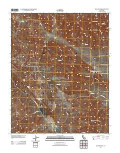 Orchard Peak California Historical topographic map, 1:24000 scale, 7.5 X 7.5 Minute, Year 2012