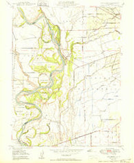 Ord Ferry California Historical topographic map, 1:24000 scale, 7.5 X 7.5 Minute, Year 1950