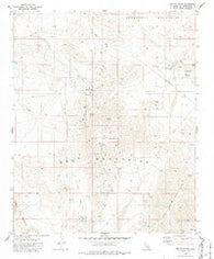 Ord Mountain California Historical topographic map, 1:24000 scale, 7.5 X 7.5 Minute, Year 1982