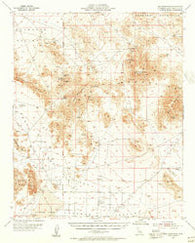 Ord Mountains California Historical topographic map, 1:62500 scale, 15 X 15 Minute, Year 1955