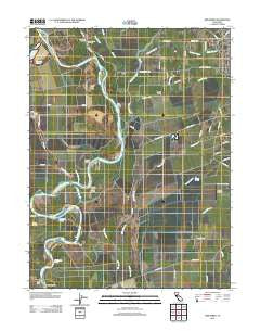 Ord Ferry California Historical topographic map, 1:24000 scale, 7.5 X 7.5 Minute, Year 2012