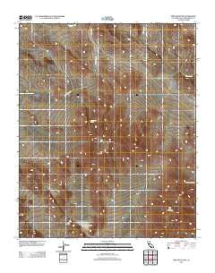 Ord Mountain California Historical topographic map, 1:24000 scale, 7.5 X 7.5 Minute, Year 2012