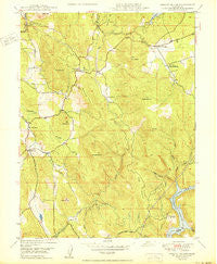 Oregon House California Historical topographic map, 1:24000 scale, 7.5 X 7.5 Minute, Year 1950