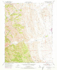 Orestimba Peak California Historical topographic map, 1:24000 scale, 7.5 X 7.5 Minute, Year 1955