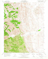 Orestimba Peak California Historical topographic map, 1:24000 scale, 7.5 X 7.5 Minute, Year 1955
