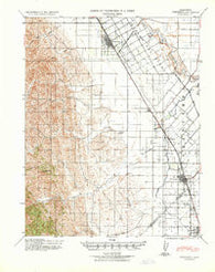 Orestimba California Historical topographic map, 1:62500 scale, 15 X 15 Minute, Year 1941