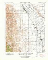 Orestimba California Historical topographic map, 1:62500 scale, 15 X 15 Minute, Year 1941