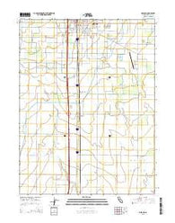 Orland California Current topographic map, 1:24000 scale, 7.5 X 7.5 Minute, Year 2015