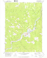 Orleans California Historical topographic map, 1:24000 scale, 7.5 X 7.5 Minute, Year 1978