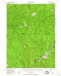 Orleans California Historical topographic map, 1:62500 scale, 15 X 15 Minute, Year 1952