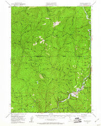 Orleans California Historical topographic map, 1:62500 scale, 15 X 15 Minute, Year 1952