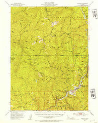 Orleans California Historical topographic map, 1:62500 scale, 15 X 15 Minute, Year 1952