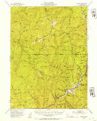 Orleans California Historical topographic map, 1:62500 scale, 15 X 15 Minute, Year 1952