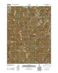Orleans Mountain California Historical topographic map, 1:24000 scale, 7.5 X 7.5 Minute, Year 2012