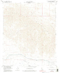Orocopia Canyon California Historical topographic map, 1:24000 scale, 7.5 X 7.5 Minute, Year 1958