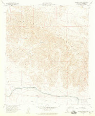 Orocopia Canyon California Historical topographic map, 1:24000 scale, 7.5 X 7.5 Minute, Year 1958
