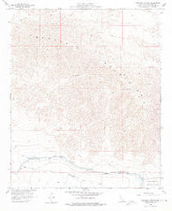 Orocopia Canyon California Historical topographic map, 1:24000 scale, 7.5 X 7.5 Minute, Year 1958
