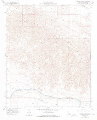 Orocopia Canyon California Historical topographic map, 1:24000 scale, 7.5 X 7.5 Minute, Year 1958