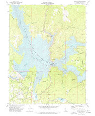 Oroville Dam California Historical topographic map, 1:24000 scale, 7.5 X 7.5 Minute, Year 1970