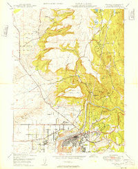 Oroville California Historical topographic map, 1:24000 scale, 7.5 X 7.5 Minute, Year 1949