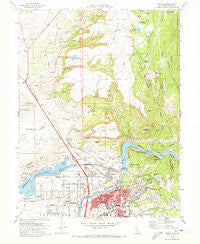 Oroville California Historical topographic map, 1:24000 scale, 7.5 X 7.5 Minute, Year 1970