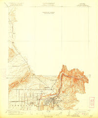 Oroville California Historical topographic map, 1:31680 scale, 7.5 X 7.5 Minute, Year 1912