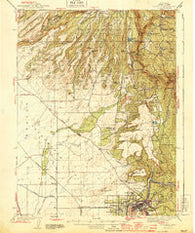 Oroville California Historical topographic map, 1:62500 scale, 15 X 15 Minute, Year 1944