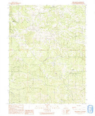 Orrs Springs California Historical topographic map, 1:24000 scale, 7.5 X 7.5 Minute, Year 1991